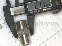 Kép thu inox 304 đúc ống DN20-10 ren 20-17mm (1/2-3/8inch)
