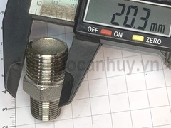 Kép thu inox 304 đúc ống DN20-10 ren 20-17mm (1/2-3/8inch)