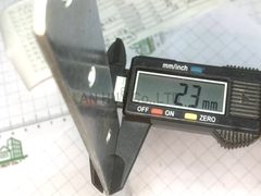 Ke sắt thẳng lập là bản to 230x29x2.3mm