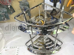 Kệ treo góc tường nhà tắm Dolson DL 2047B 2 tầng inox 304