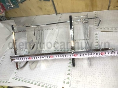 Kệ treo góc tường nhà tắm Dolson DL 2047B 2 tầng inox 304