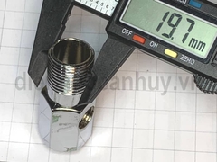 Khẩu chia nước đầu vào inox ren 21 - 13