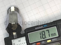 Khẩu chia nước đầu vào inox ren 21 - 13