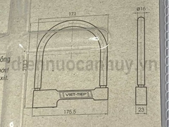 Khóa bánh xe máy Việt Tiệp 06975