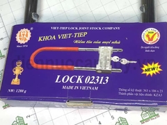 Khóa chữ U Việt Tiệp 02313 dài cho cửa kính thủy lực 363x106x23 mm