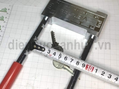 Khóa chữ U Việt Tiệp 02313 dài cho cửa kính thủy lực 363x106x23 mm