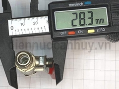 Khóa lấy nước đầu vào tay đỏ ren 13 cho ống 10