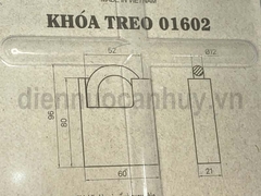 Khóa chống cắt trắng Việt Tiệp có chìa thay đổi góc 01602
