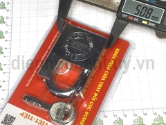 Khóa chống cắt Việt Tiệp có chìa thay đổi góc 01502 trắng