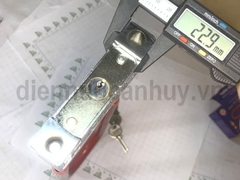 Khóa chữ U Việt Tiệp 02313 dài cho cửa kính thủy lực 363x106x23 mm