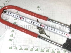 Khóa chữ U Việt Tiệp 02313 dài cho cửa kính thủy lực 363x106x23 mm
