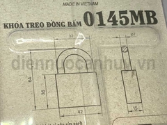 Khóa đồng bấm Việt Tiệp 0145MB