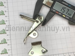 Khóa mỏ vịt inox 201 to có lỗ chốt 60x20