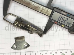 Khóa mỏ vịt inox 201 to có lỗ chốt 60x20