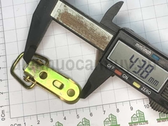 Khóa mỏ vịt sắt vàng nhỏ 43x16