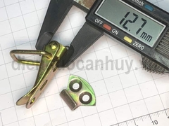 Khóa mỏ vịt sắt vàng nhỏ 43x16