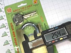 Khóa treo đồng bấm chống cắt Việt Tiệp 01525