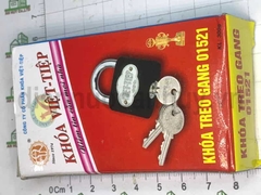 Khóa treo gang đen Việt Tiệp 01521 nhỏ