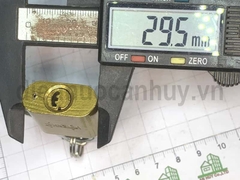 Khóa treo Việt nhật 30 rẻ sắt sơn mầu đồng nhỏ
