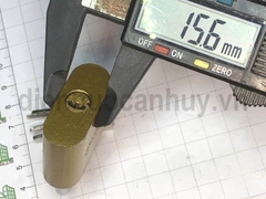 Khóa treo Việt nhật 40 rẻ sắt sơn mầu đồng nhỡ