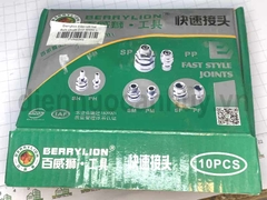 Khớp nối nhanh khí nén Berrylion SH30+PH30 đuôi chuột 10mm. Bộ đầu nối hơi giá rẻ cho máy nén khí