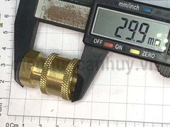Khớp nối nhanh rửa xe đầu cái ren 13 đầu nhỏ 12