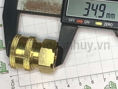 Khớp nối nhanh rửa xe đầu cái ren 17 đầu to 14