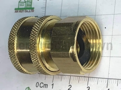 Khớp nối nhanh rửa xe đầu cái ren 22 đầu to 14