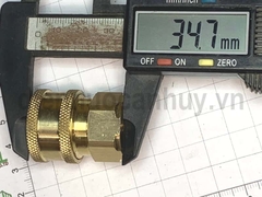 Khớp nối nhanh rửa xe đầu cái ren 22 đầu to 14