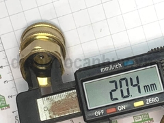Khớp nối nhanh rửa xe đầu cái ren 22 đầu to 14