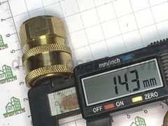 Khớp nối nhanh rửa xe đầu cái ren 22 đầu to 14