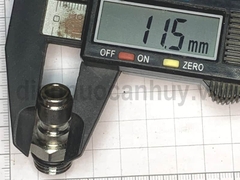 Khớp nối nhanh rửa xe đầu đực ren 13 đầu nhỏ 12
