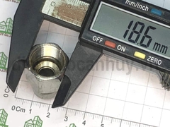 Khớp nối nhanh rửa xe đầu đực ren 17 đầu to 14