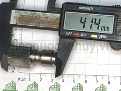 Khớp nối nhanh rửa xe đầu đực ren 17 đầu to 14