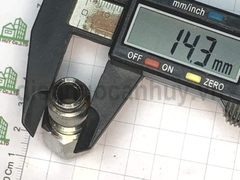 Khớp nối nhanh rửa xe đầu đực ren 17 đầu to 14