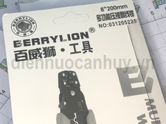 Kìm bấm cos tuốt dây đa năng 8 inch dài 200mm Berrylion