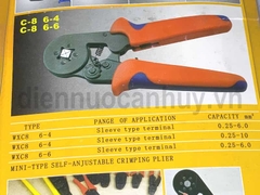 Kìm bấm cốt pin rỗng vuông hàng xịn