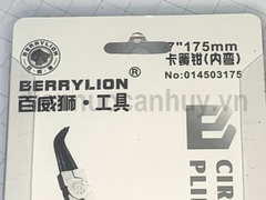Kìm phanh cong nhỏ mở vào 7 inch dài 175 mm Berrylion