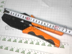 Kìm bấm cos Asaki AK-9120 cho dây 0.5 đến 6 mm đầu cốt bọc nhựa tròn
