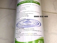 Lõi lọc thô số 2 than hoạt tính 20 inch cao 50cm - lõi lọc công nghiệp