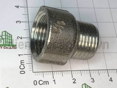 Lơ inox đều ống DN15 ren 20-20mm (1/2-1/2inch) đúc Tròn