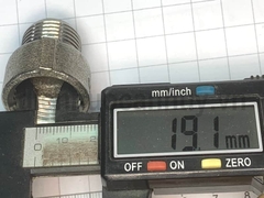 Lơ inox đều ống DN15 ren 20-20mm (1/2-1/2inch) đúc Tròn