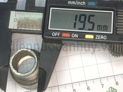 Lơ inox đều ống DN15 ren 20-20mm (1/2-1/2inch) đúc Tròn