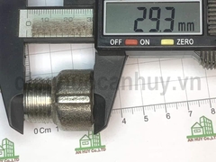Lơ inox đều ống DN15 ren 20-20mm (1/2-1/2inch) đúc Tròn