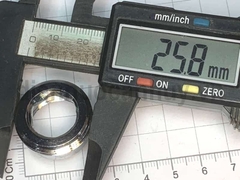 Lơ thu ngắn đồng mạ crome DN20-DN15 ren 34-12inch (25-20mm)