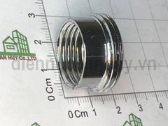 Lơ thu ngắn đồng mạ crome DN20-DN15 ren 34-12inch (25-20mm)