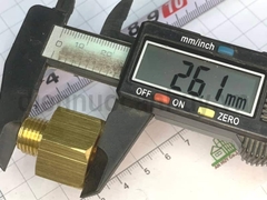 Lơ đồng chuyển bậc ren trong 21 ra ren ngoài 13mm