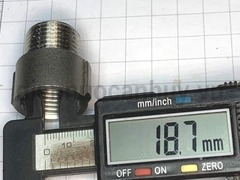 Lơ inox 304 DN15 xịn đúc tròn ngắn