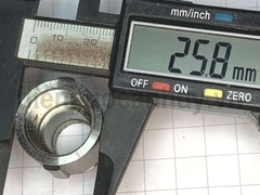 Lơ inox 304 DN15 xịn đúc tròn ngắn