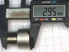 Lơ inox 304 DN15 xịn đúc tròn ngắn